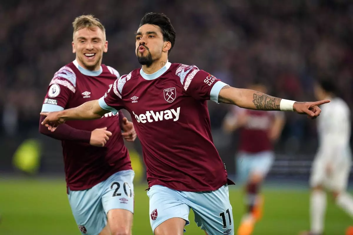 West Ham United's Lucas Paqueta