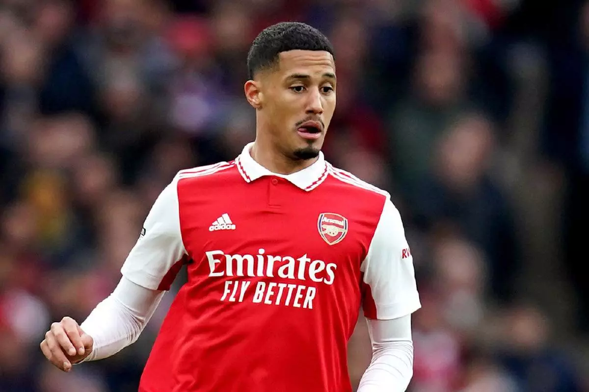 William Saliba of Arsenal 20 Apr 2023