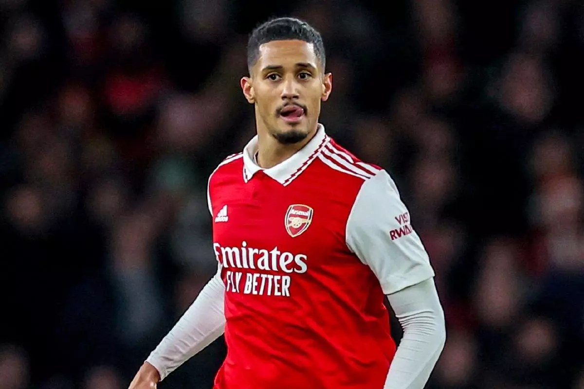 William Saliba of Arsenal 26 May 2023