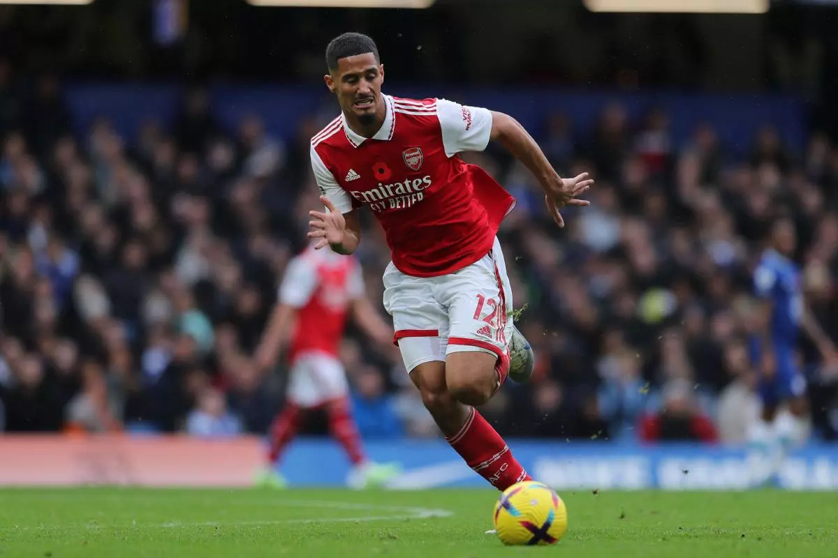 William Saliba of Arsenal 