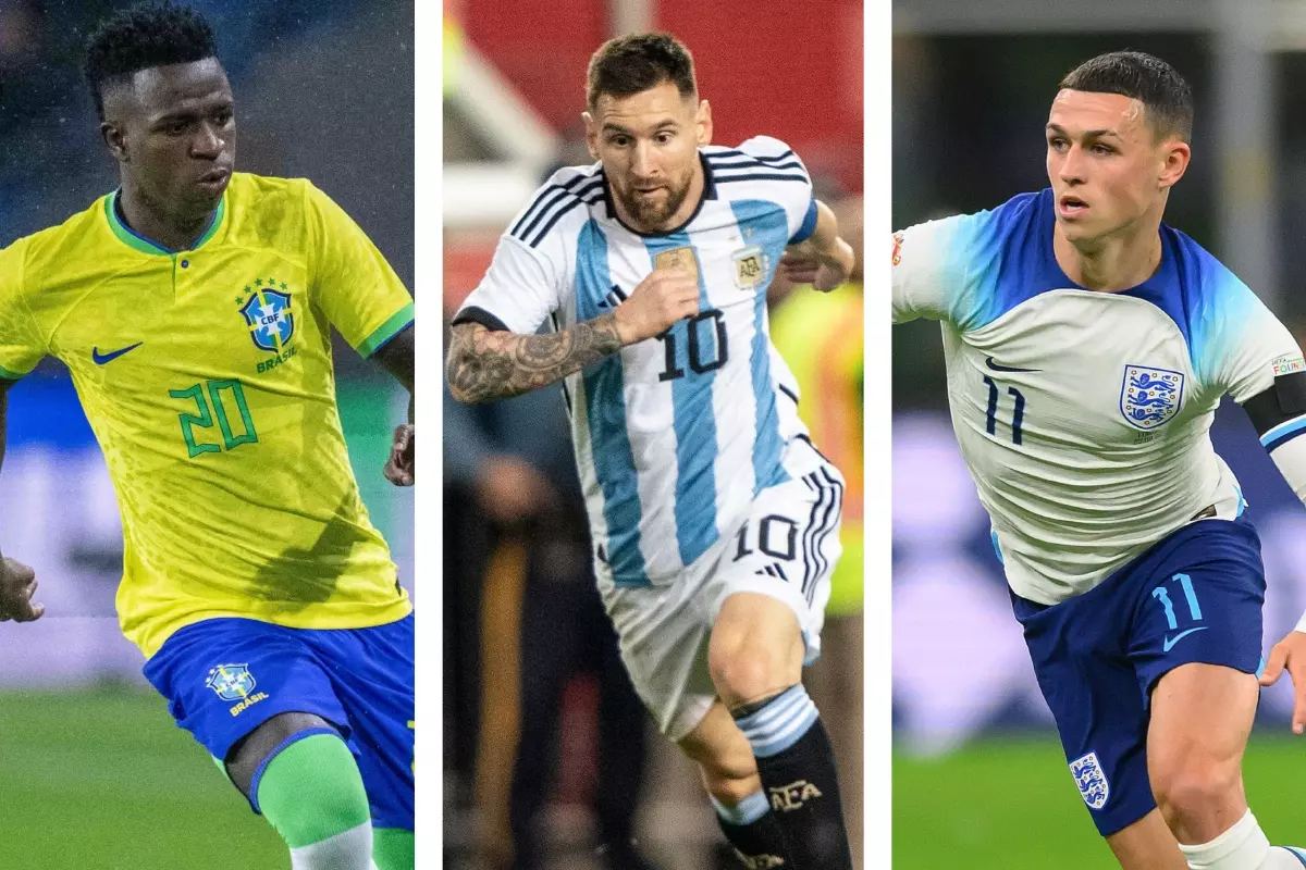 Vinicius Junior, Lionel Messi, Phil Foden