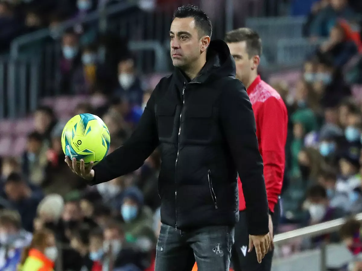 Xavi Hernandez during the match between FC Barcelona and Real Betis Balompie, corresponding to the week 16 of the Liga Santander, played at the Camp Nou Stadium, in Barcelona, on 04th Decembe