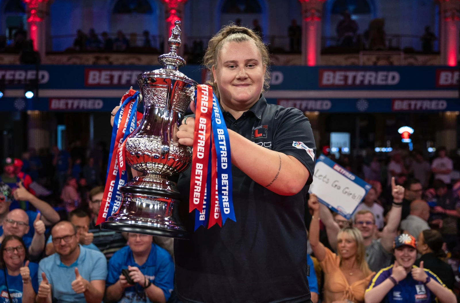 Beau Greaves at the World Matchplay