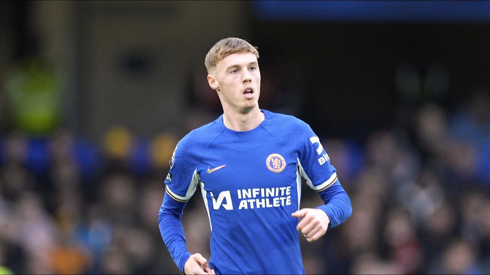 Cole Palmer of Chelsea in action