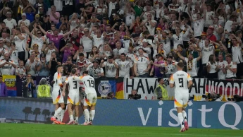 Germany celebrate at Euro 2024