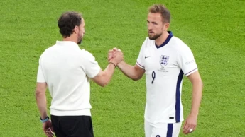 Gareth Southgate and Harry Kane