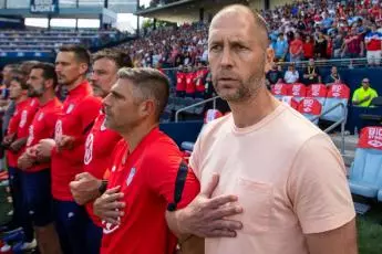 United States head coach Gregg Berhalter and his staff