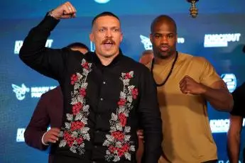 Oleksandr Usyk and Daniel Dubois