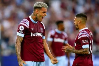 West Ham United's Gianluca Scamacca