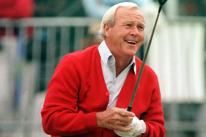 Arnold Palmer smiling
