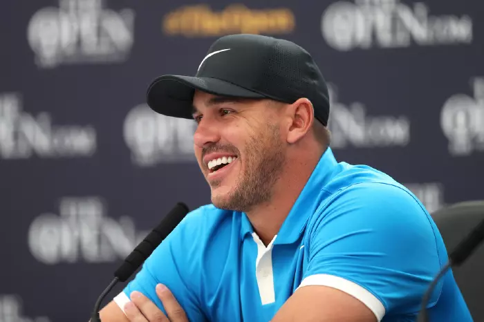 Brooks Koepka at press conference