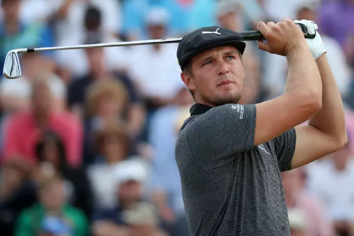 Bryson Dechambeau strikes a pose