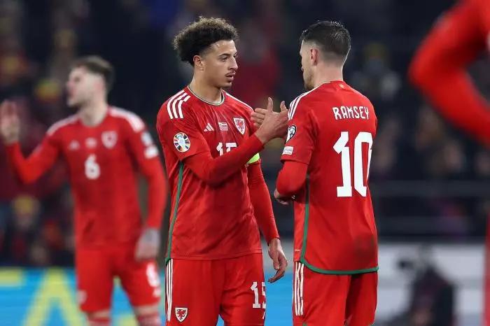 Wales midfielder Ethan Ampadu comments on new captain Aaron Ramsey following first qualifying win
