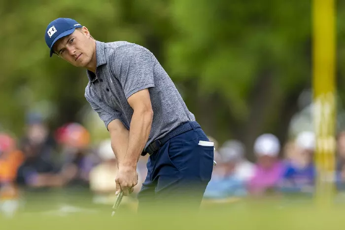 Jordan Spieth at the 2019 WGC Dell Technologies Match Play, Austin CC