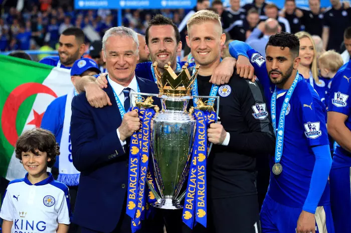 Premier League, Leicester City, Champions, Trophy, Claudio Ranieri, Kasper Schmeichel