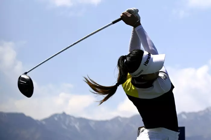 Patty Tavatanakit in the first round at the 2021 ANA Inspiration