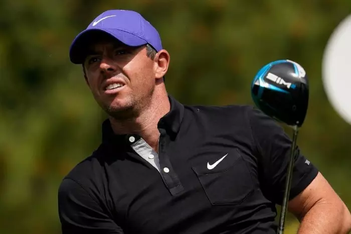 Rory McIlroy on day one of the 2021 Masters
