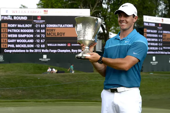 Rory McIlroy wins the 2015 Wells Fargo Championship