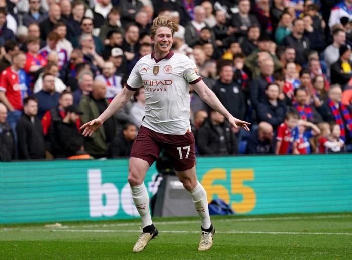 Kevin De Bruyne gives reminder of his quality as Man City defeat Crystal Palace