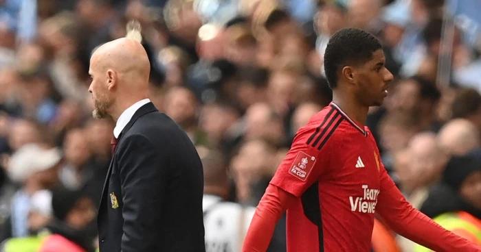 Ten Hag gives two reasons why Rashford has lost form for Manchester United