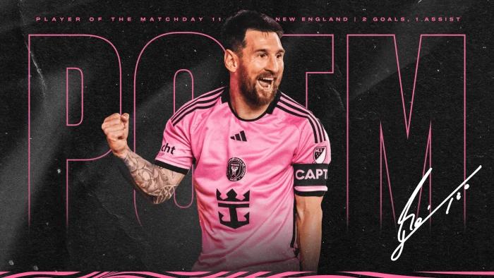 Lionel Messi Voted MLS Player of the Matchday for Matchday 11