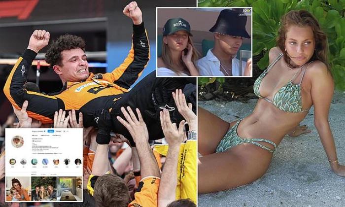 Norris' model girlfriend does not post about his Miami GP win