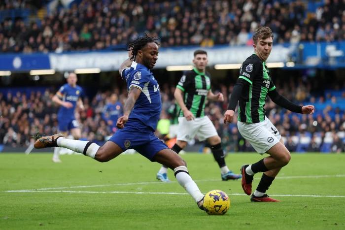 Raheem Sterling makes claim about Chelsea fans inside Stamford Bridge after win vs Brighton