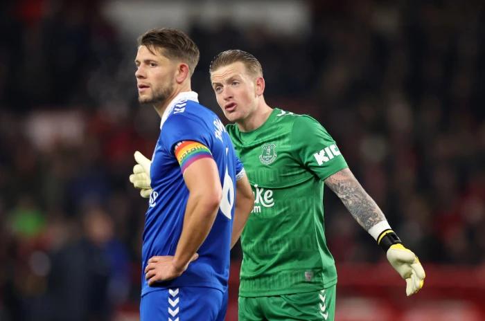 James Tarkowski shares who he thinks is the better keeper, Nick Pope or Jordan Pickford