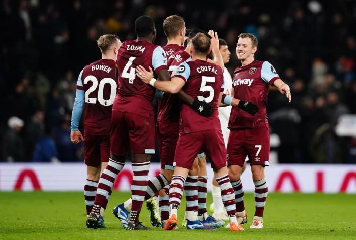 Hammers hit back to stun Spurs in derby