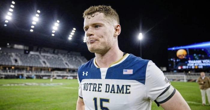 Notre Dame captain Patrick Burns aiming for College Cup glory