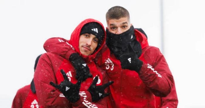 In pictures: Aberdeen prepare for freezing Helsinki clash at snowy Cormack Park