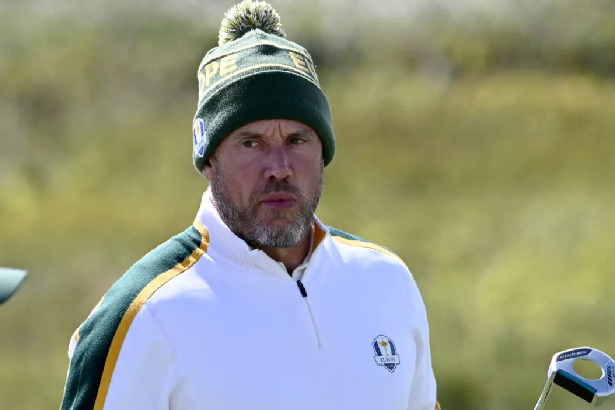 Lee Westwood at the Ryder Cup
