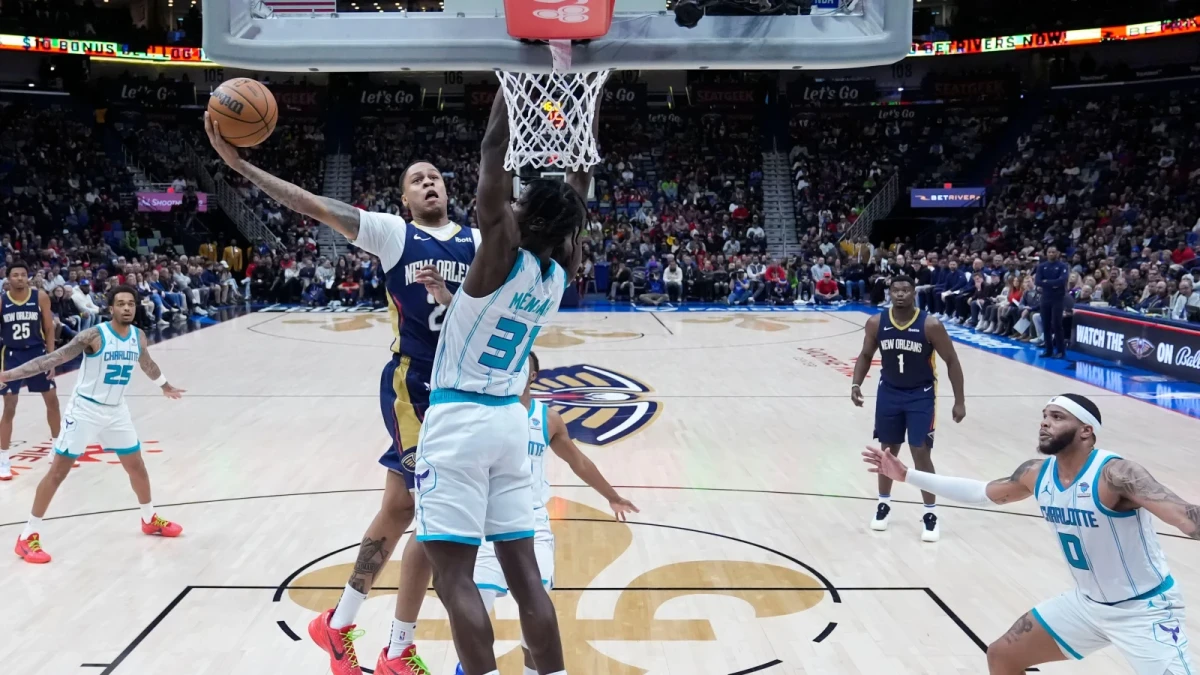 New Orleans Pelicans guard Jordan Hawkins