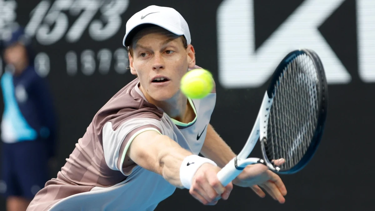 Jannik Sinner at the Australian Open