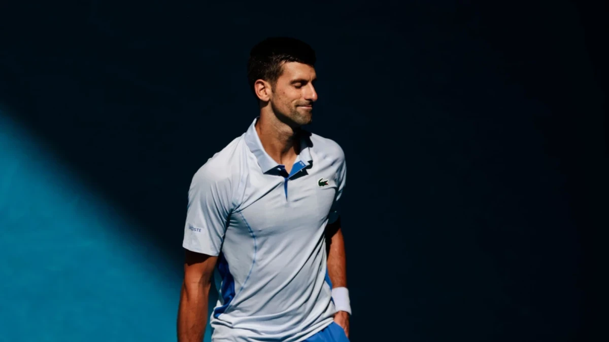 Novak Djokovic at the Australian Open