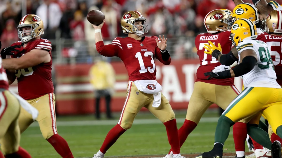 San Francisco 49ers quarterback Brock Purdy
