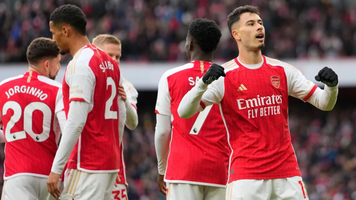 Arsenal's Gabriel Martinelli