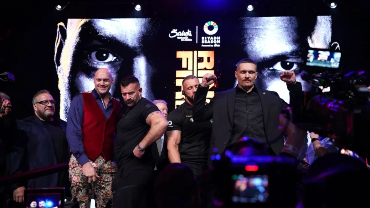 Tyson Fury and Oleksandr Usyk