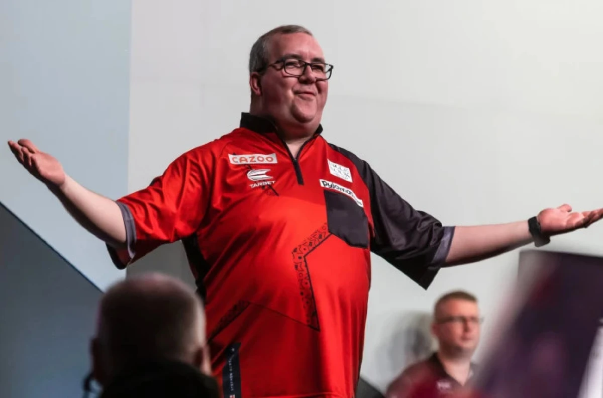 Stephen Bunting at the Masters