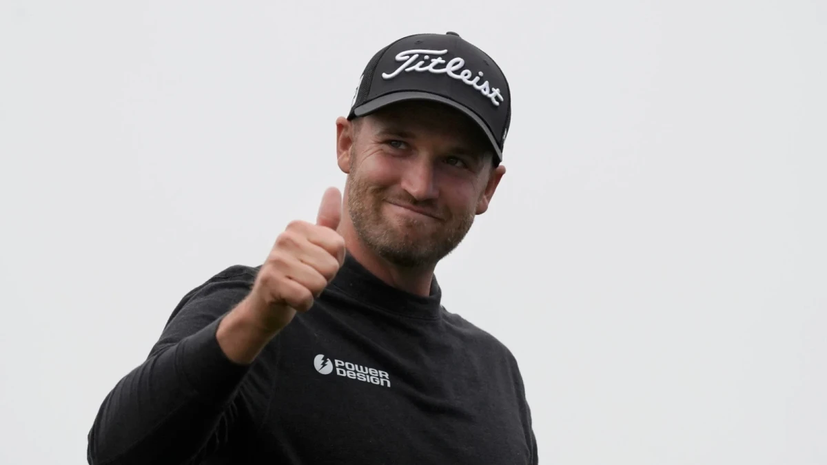 Wyndham Clark at Pebble Beach