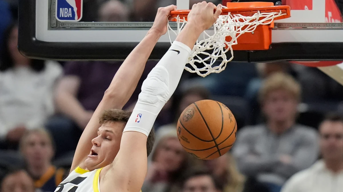 Utah Jazz center Walker Kessler