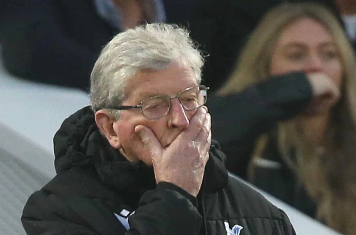 Roy Hodgson Manager of Crystal Palace looks disappointed & dejected - Feb 2024
