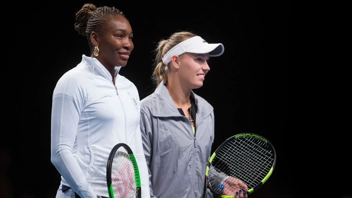 Venus Williams and Caroline Wozniacki