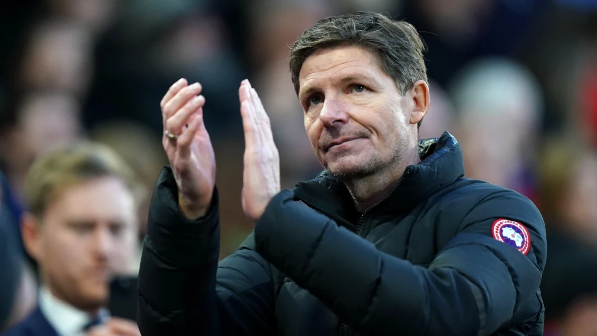 Crystal Palace manager Oliver Glasner