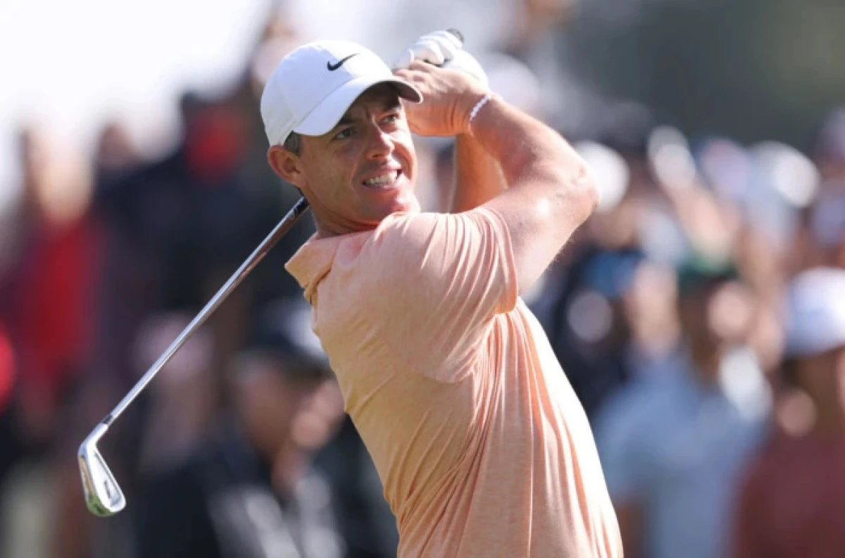 Rory McIlroy in action