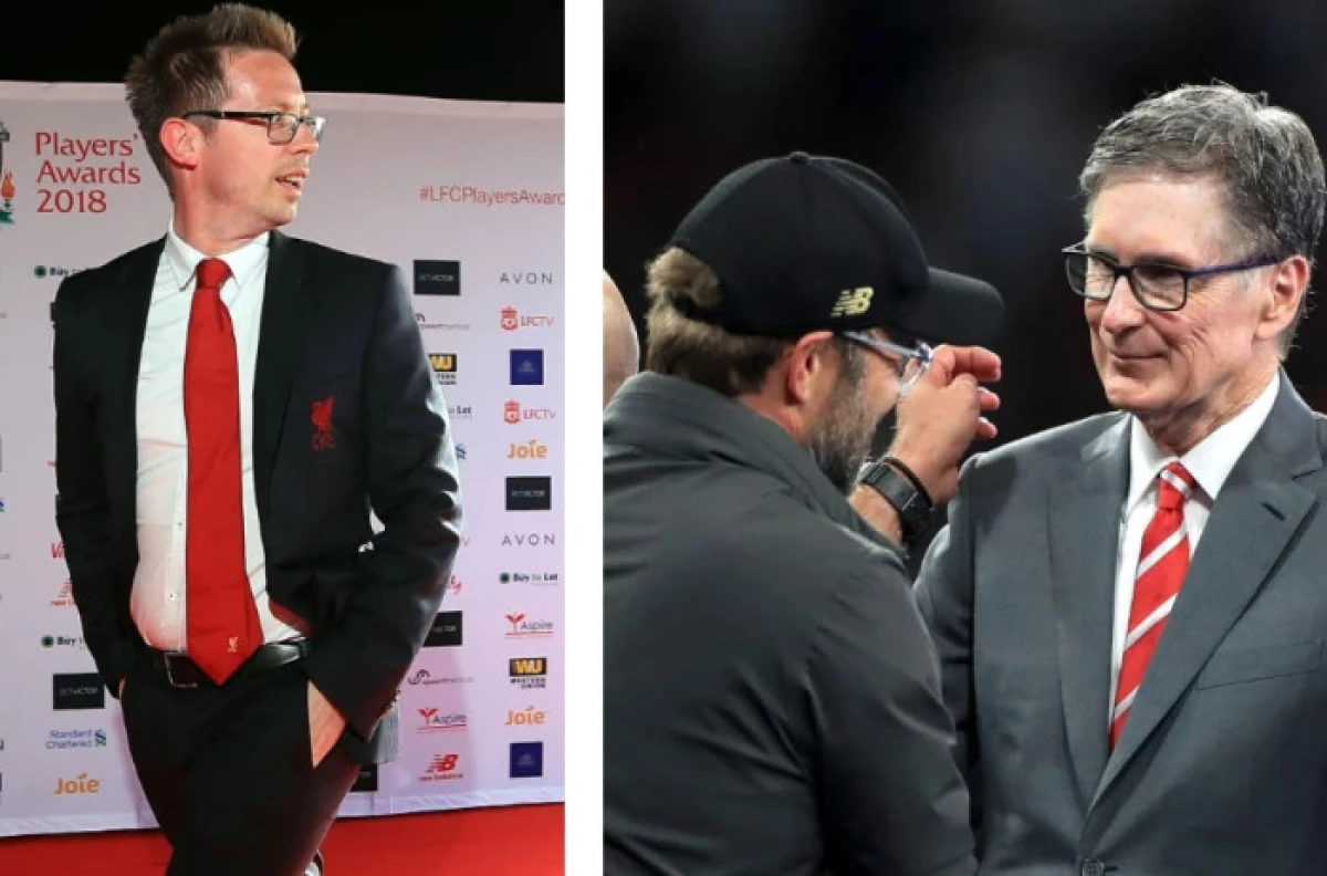 Michael Edwards, Jurgen Klopp and Liverpool owner John W Henry