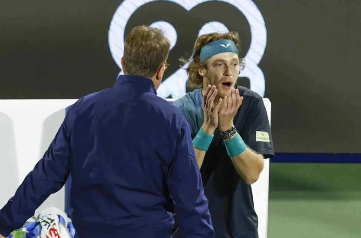 Andrey Rublev disqualified in Dubai