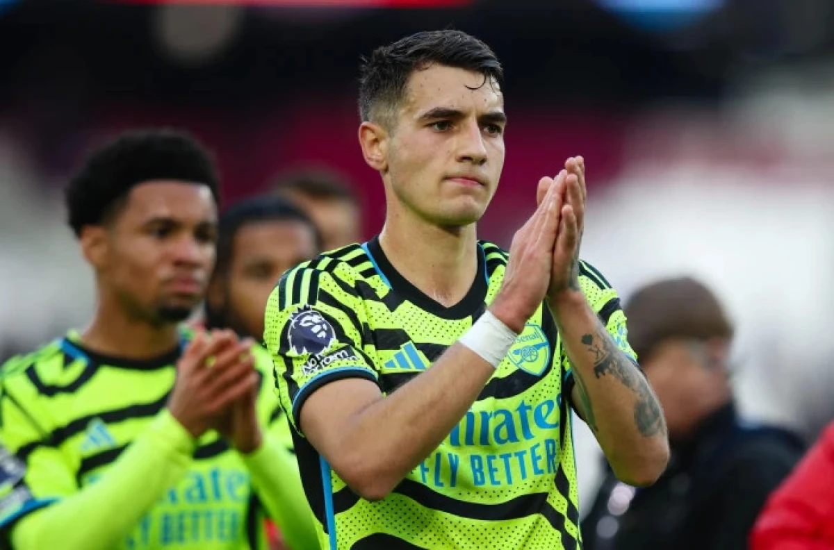 Jakub Kiwior of Arsenal