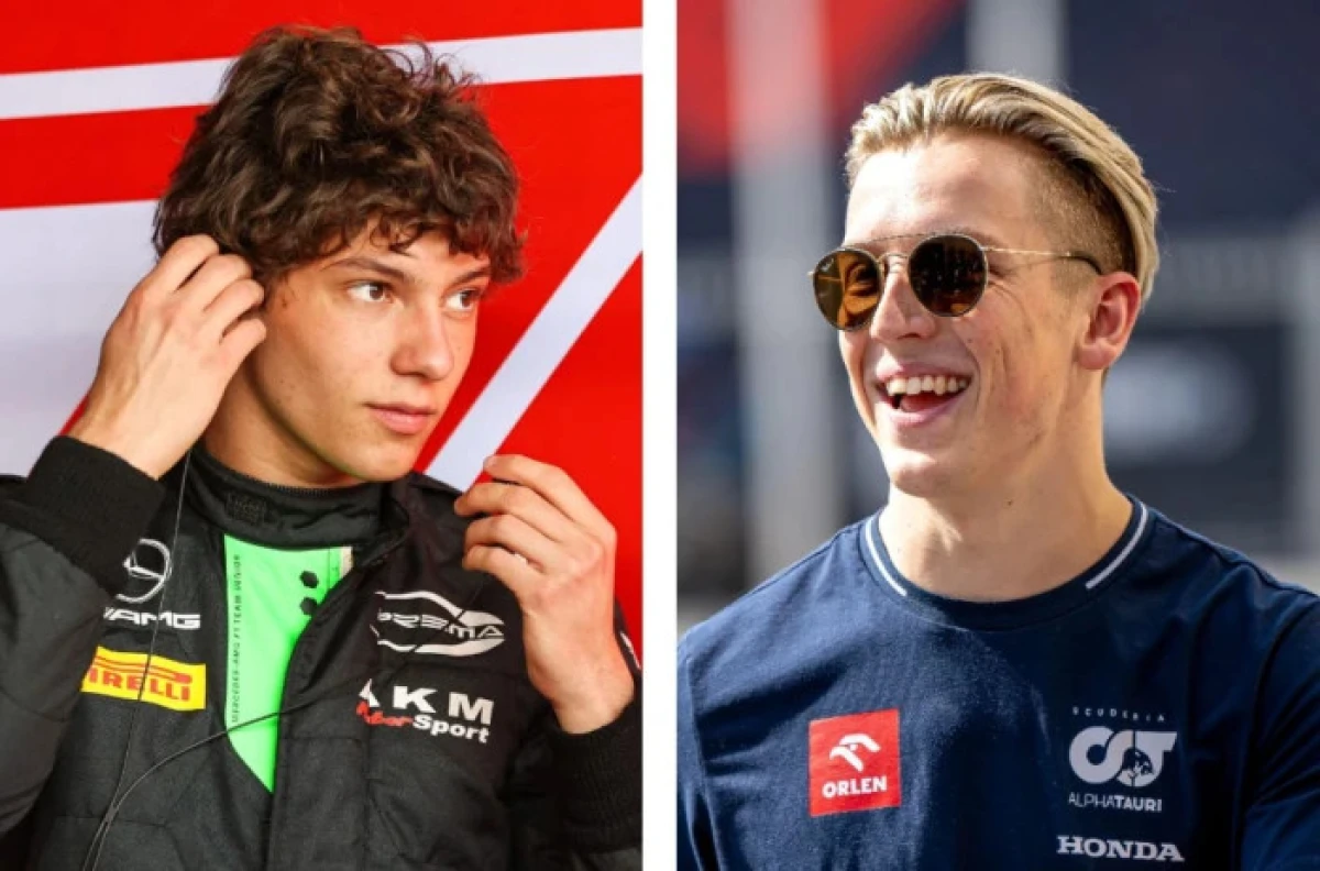 Andrea Kimi Antonelli and Liam Lawson