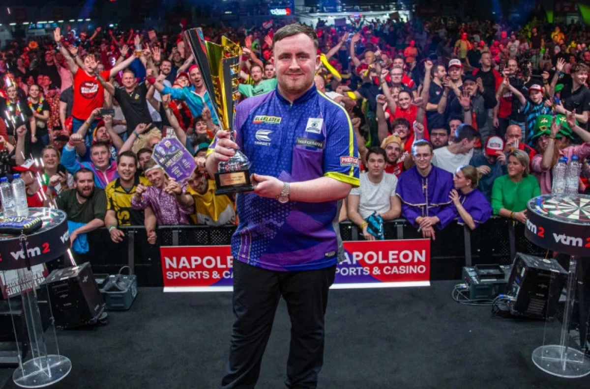 Belgian Darts Open winner Luke Littler